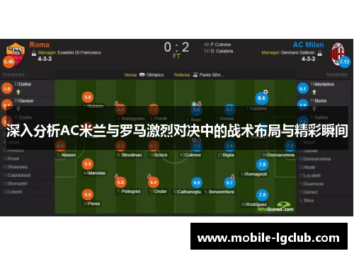 深入分析AC米兰与罗马激烈对决中的战术布局与精彩瞬间